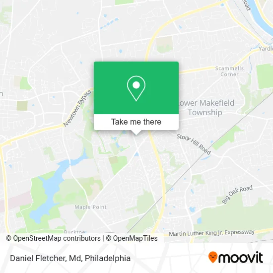 Daniel Fletcher, Md map