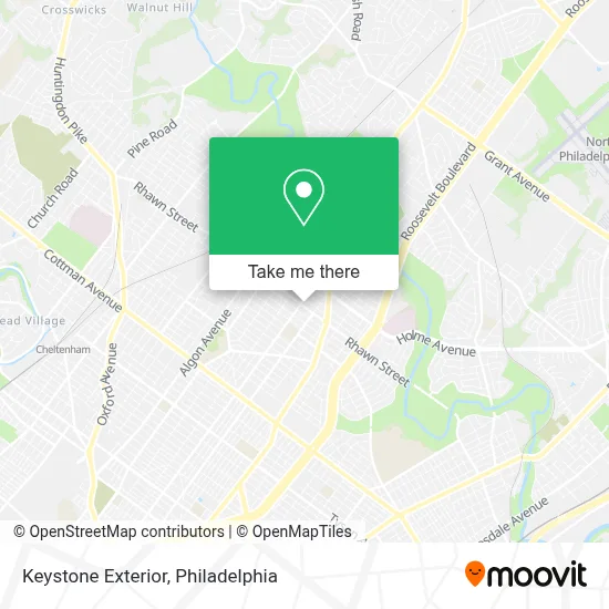 Keystone Exterior map