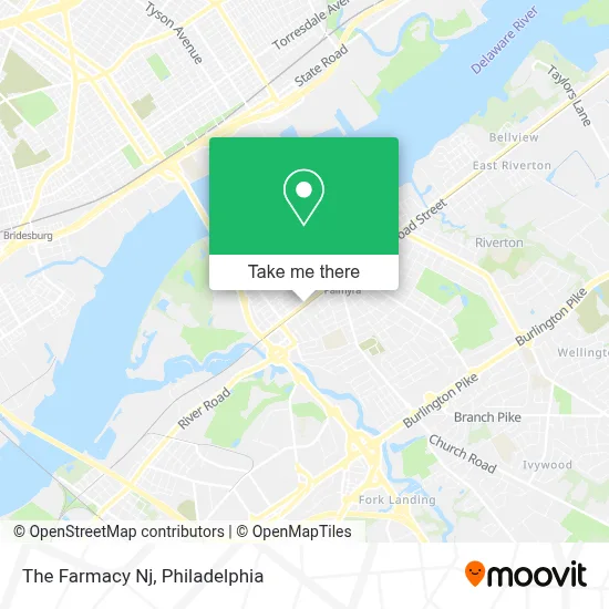 The Farmacy Nj map