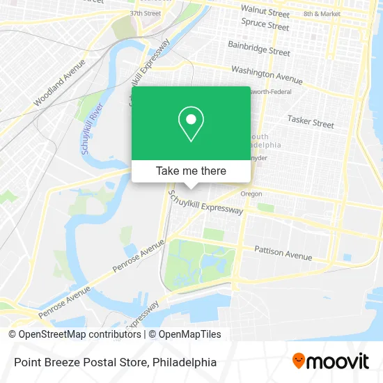 Point Breeze Postal Store map
