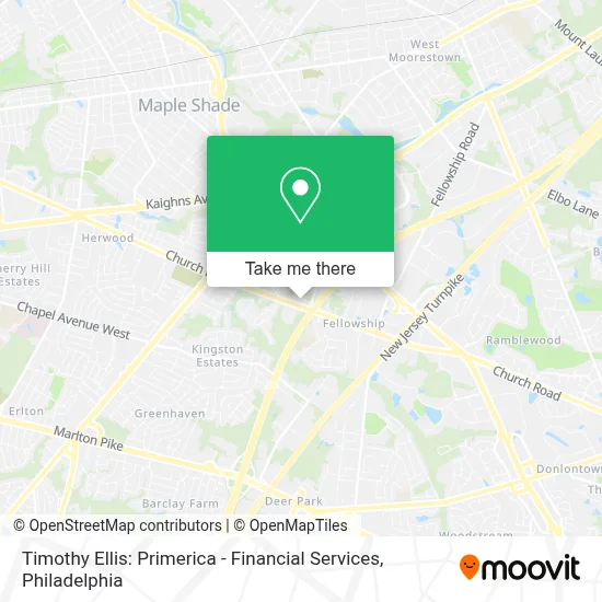 Timothy Ellis: Primerica - Financial Services map