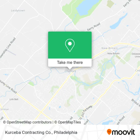 Kurceba Contracting Co. map