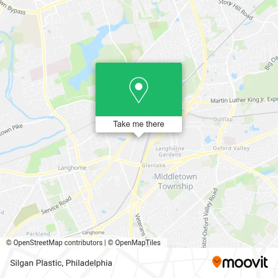 Silgan Plastic map