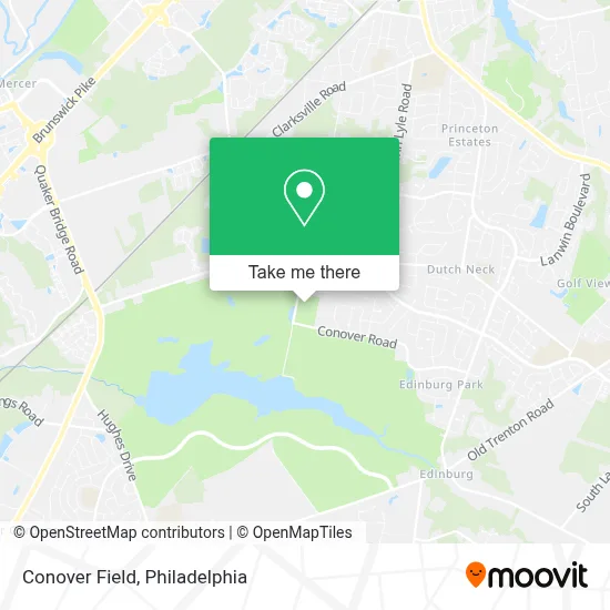 Conover Field map
