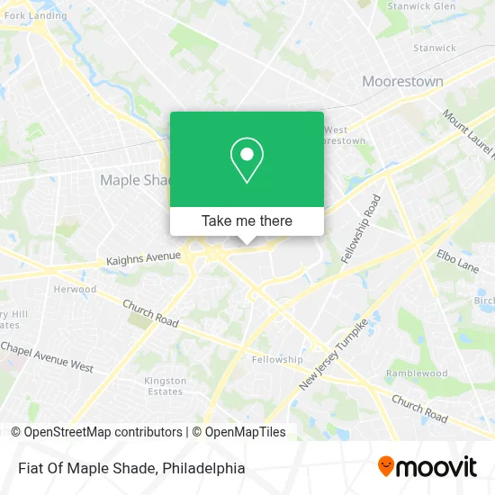 Fiat Of Maple Shade map