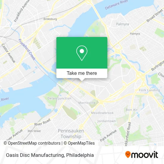 Oasis Disc Manufacturing map