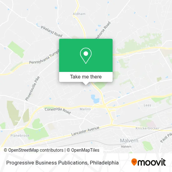 Progressive Business Publications map