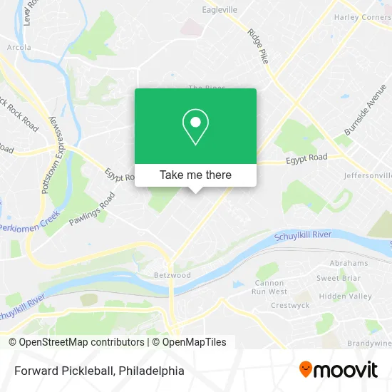 Forward Pickleball map