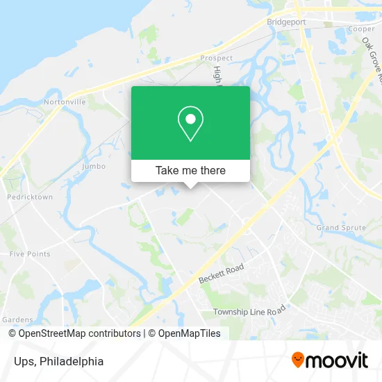 Ups map