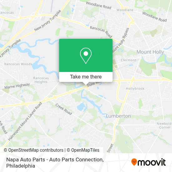 Napa Auto Parts - Auto Parts Connection map