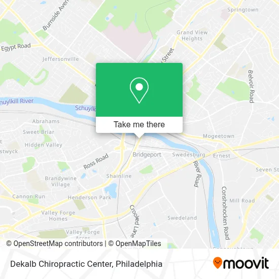 Dekalb Chiropractic Center map