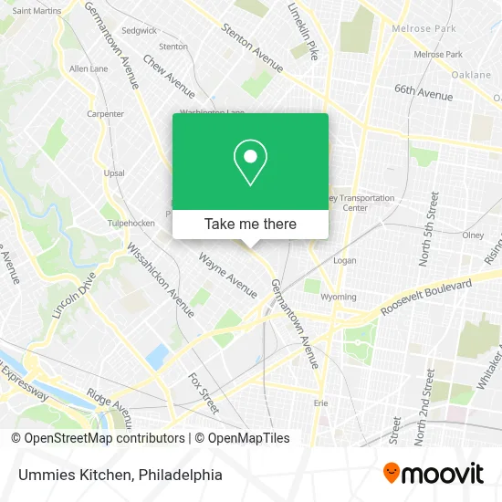 Ummies Kitchen map