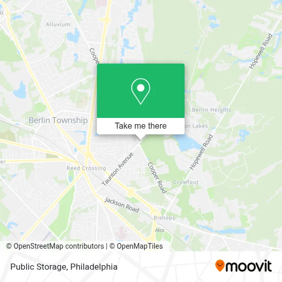 Public Storage map