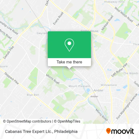 Cabanas Tree Expert Llc. map