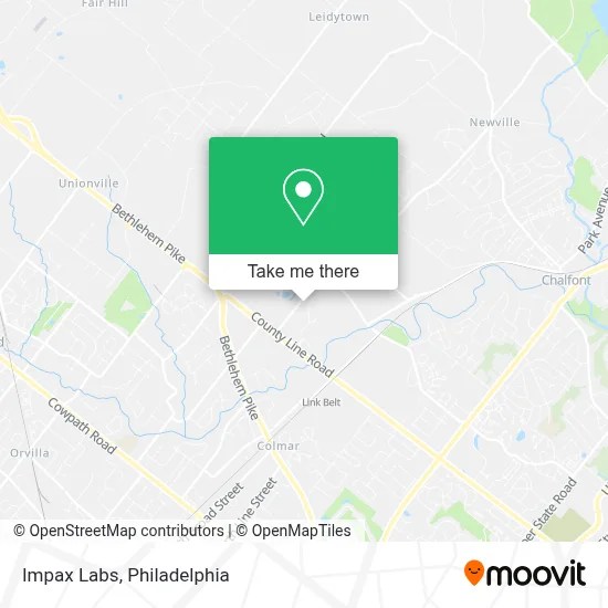Impax Labs map