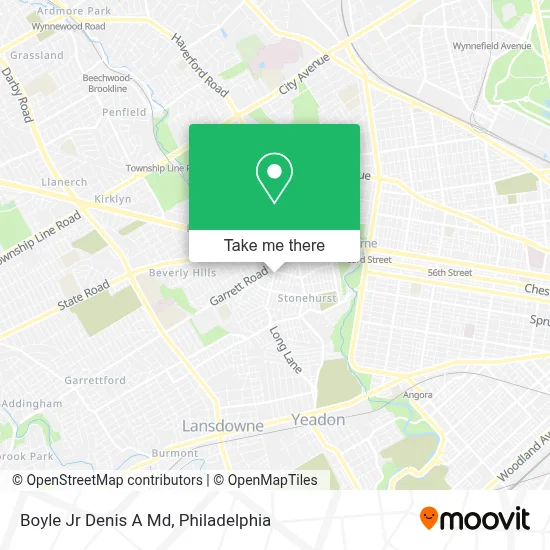 Boyle Jr Denis A Md map