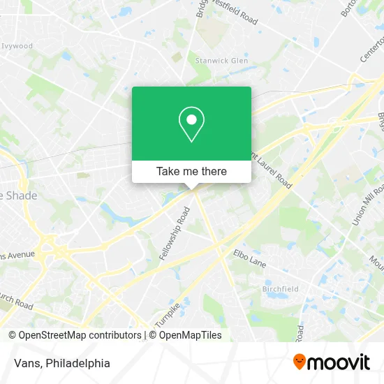 Vans map