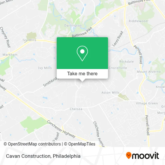 Cavan Construction map