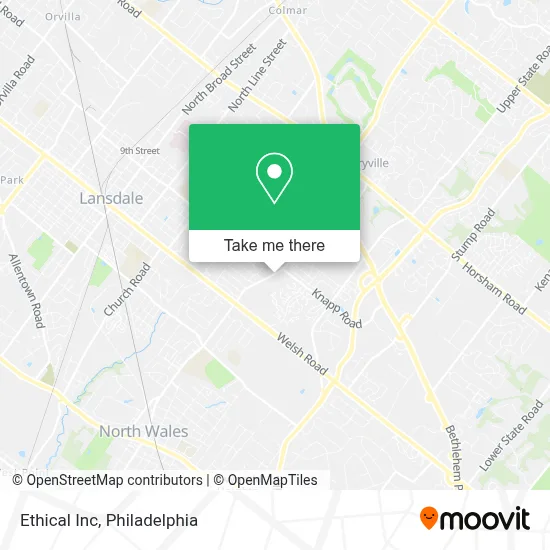 Ethical Inc map