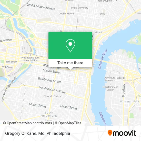 Gregory C. Kane, Md map