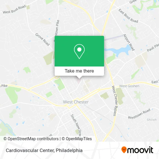 Cardiovascular Center map