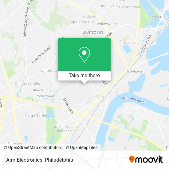 Aim Electronics map
