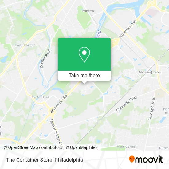 The Container Store map