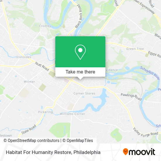 Habitat For Humanity Restore map
