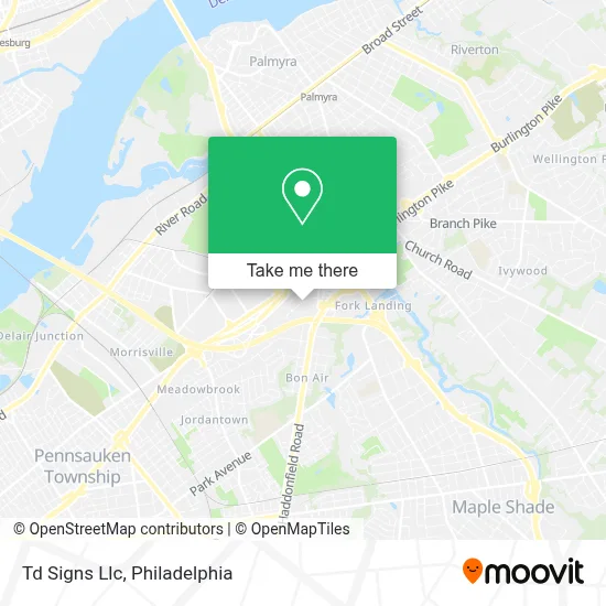 Td Signs Llc map