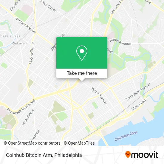 Coinhub Bitcoin Atm map