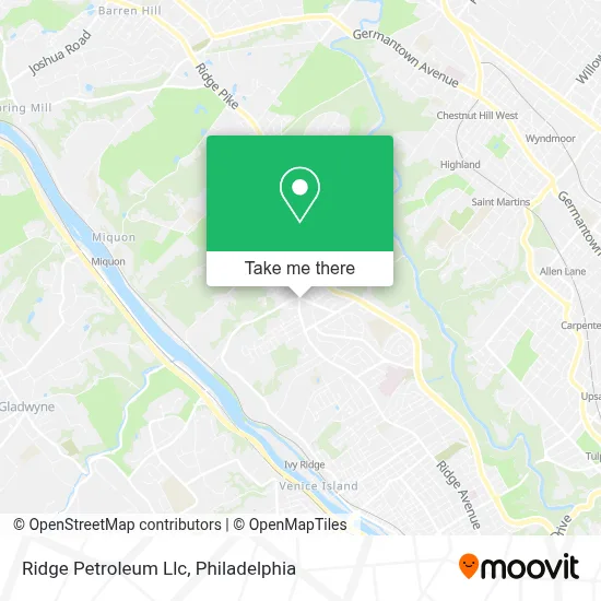 Ridge Petroleum Llc map