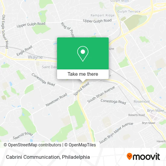 Cabrini Communication map