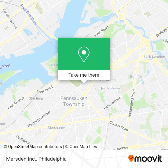 Marsden Inc. map
