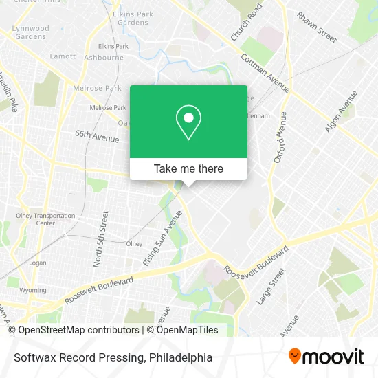 Softwax Record Pressing map