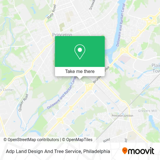 Adp Land Design And Tree Service map