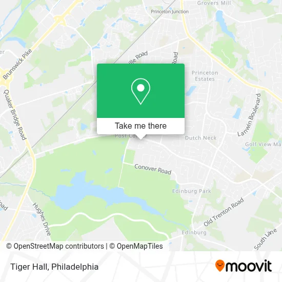 Tiger Hall map