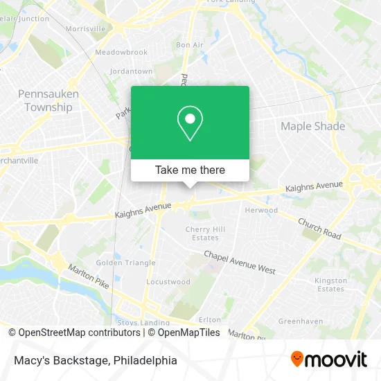 Macy's Backstage map