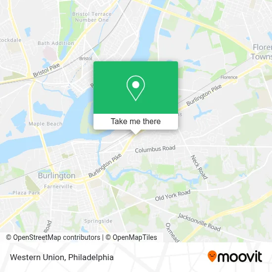 Western Union map