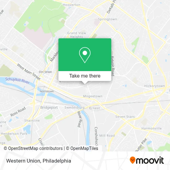 Western Union map