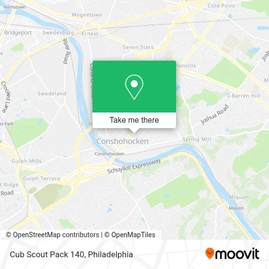 Cub Scout Pack 140 map