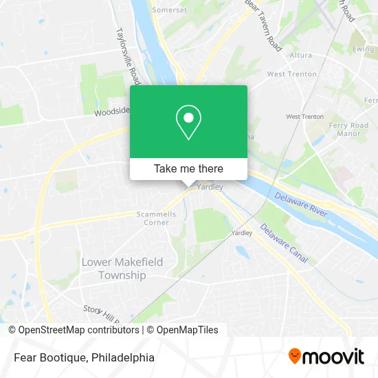 Fear Bootique map