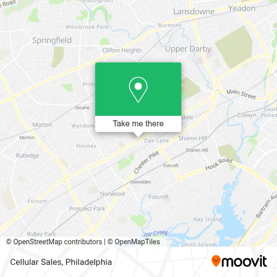 Cellular Sales map