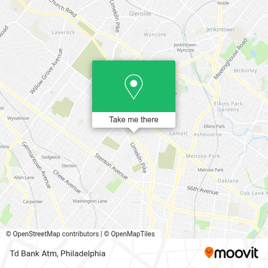 Td Bank Atm map