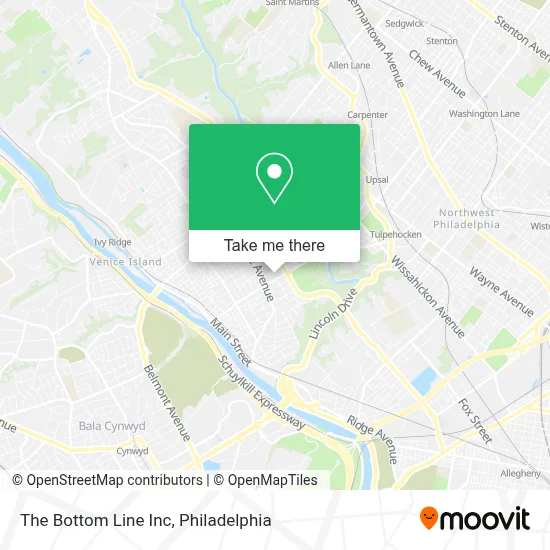 The Bottom Line Inc map