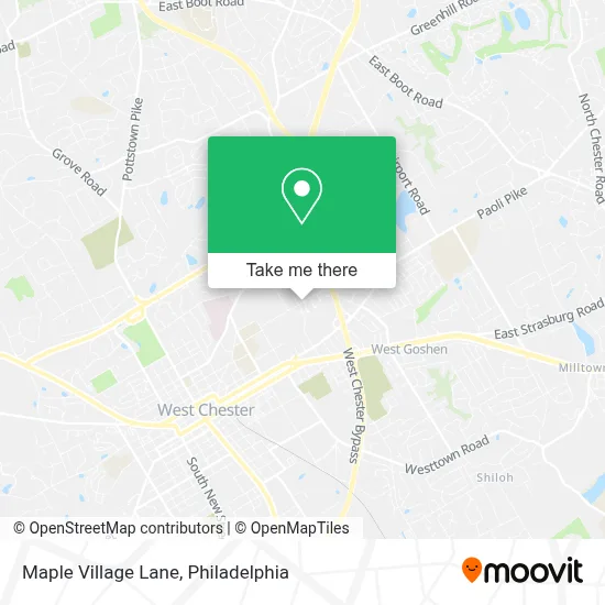 Maple Village Lane map