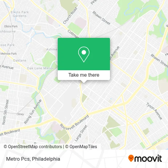 Metro Pcs map