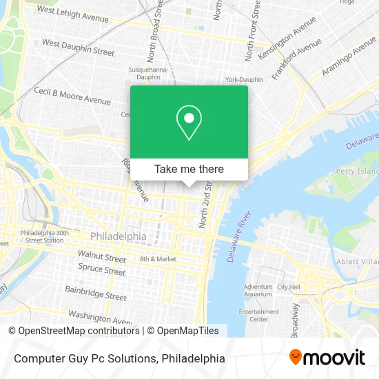 Computer Guy Pc Solutions map