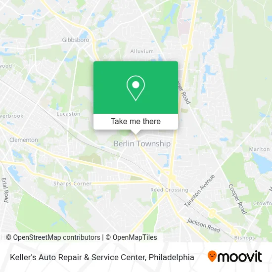 Keller's Auto Repair & Service Center map