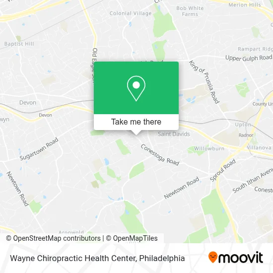Wayne Chiropractic Health Center map
