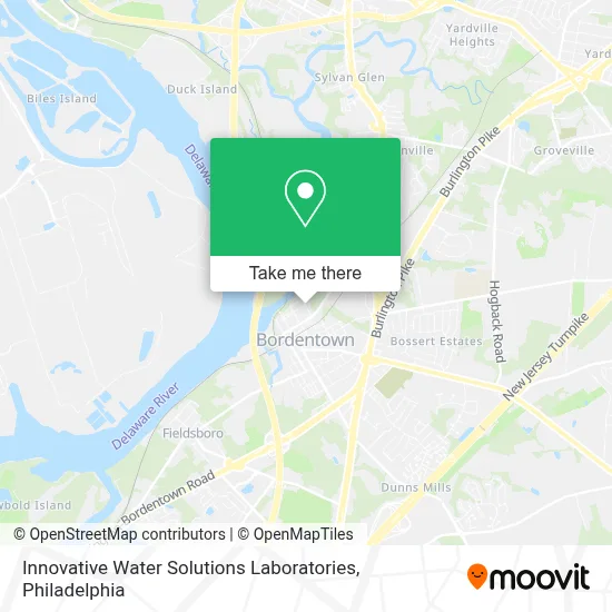 Innovative Water Solutions Laboratories map